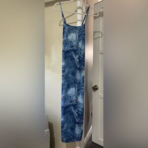 New Stretchy “Denim look” Dress